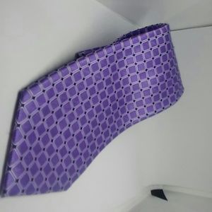 Men purple pattern Neck Tie